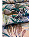 Madeline pale pink abstract leaves - geweven viscose