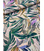 Madeline pale pink abstract leaves - geweven viscose