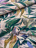 Madeline pale pink abstract leaves - woven viscose