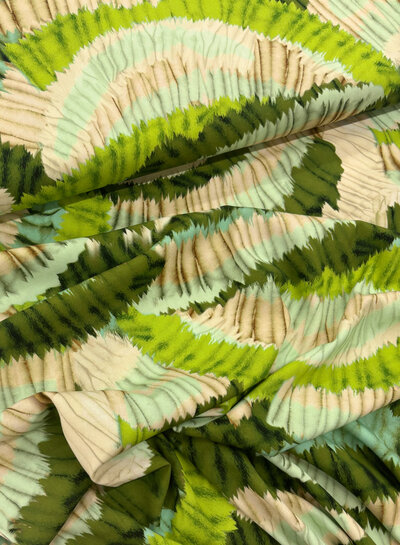 M. shades of green - woven viscose with a little stretch