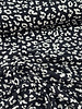 Madeline black leopard - viscose jersey