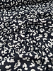 Madeline black leopard - viscose jersey