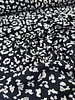 Madeline black leopard - viscose jersey