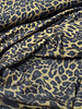 M. shiny leopard BROWN - geweven viscose blend