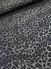 M. shiny leopard BLACK - geweven viscose blend