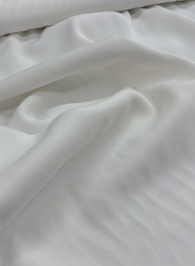 M. ecru - plain viscose twill