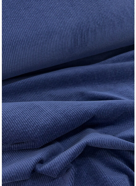 M. indigo blue - soft corduroy - LIGHT STRETCH