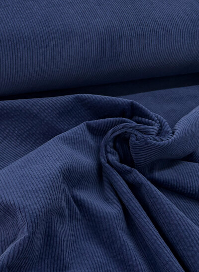 M. indigo blue - soft corduroy - LIGHT STRETCH