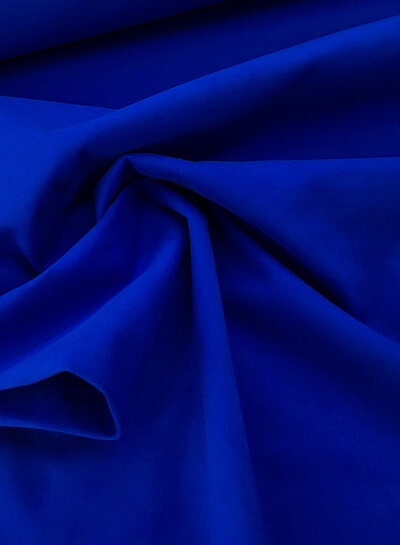 M. cobalt - coat fabric wool touch twill - nice heavy quality