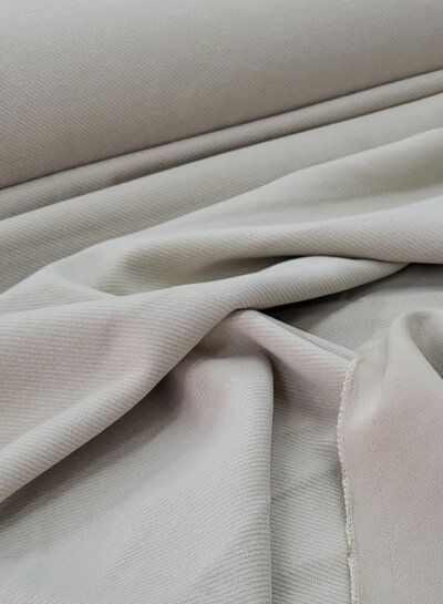 M. almond milk creme - cashmere touch coat fabric with twill structure - beautifully soft quality