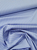 M. pine stripe blue - beautiful poplin cotton with a bit of stretch