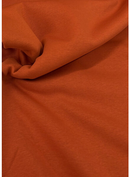 Madeline rust - thick jogging, softly roughened on the inside n