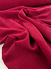 A la Ville red - beautiful velvet with twill binding