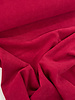 A la Ville red - beautiful velvet with twill binding