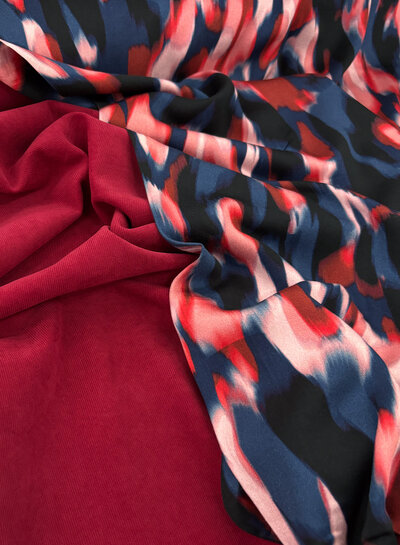 A la Ville evening flare - beautiful woven viscose