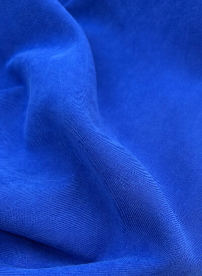 A la Ville cobalt blue - beautiful velvet with twill binding