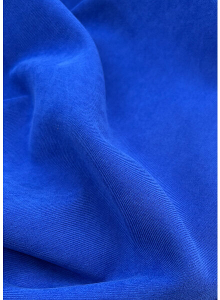 A la Ville cobalt blue - beautiful velvet with twill binding