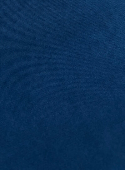 A la Ville petrol blue - beautiful velvet with twill binding