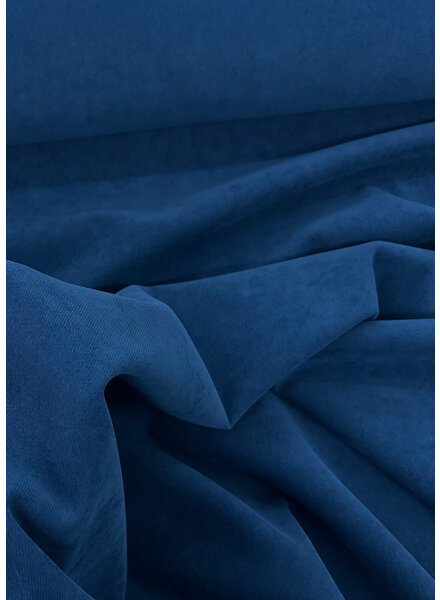 A la Ville petrol blue - beautiful velvet with twill binding