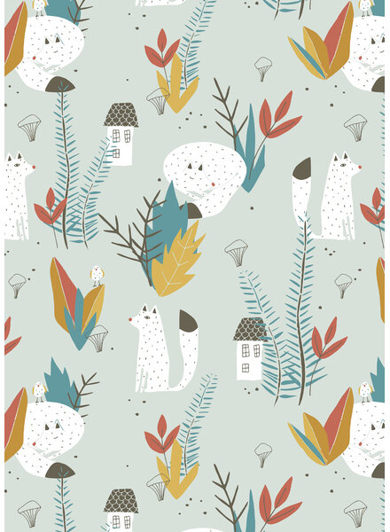 Katia fabrics dalmata wolf - katoen