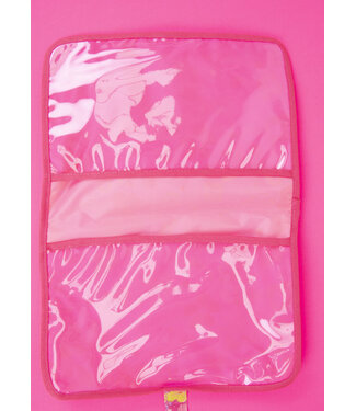 Katia fabrics FLUO ROZE transparant PVC