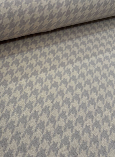 Swafing beige pied de pole -  zachte structuur tricot - 100% katoen