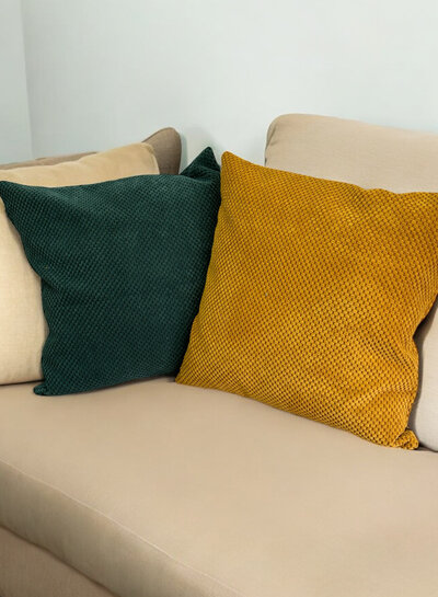 Madeline Marsala Cozy Pillow pakket - stoffenpakket voor luxueuze sierkussensloop