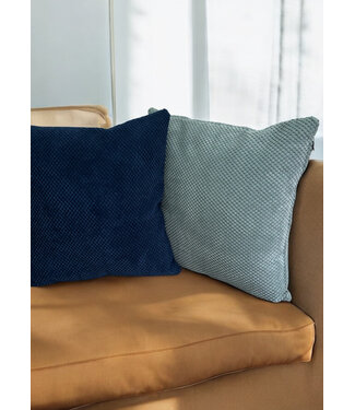 Madeline Navy Blue Cozy Pillow Package - Fabric Package for Luxurious Decorative Pillowcase