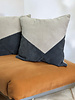 Madeline Marineblauw Cozy Pillow pakket - stoffenpakket voor luxueuze sierkussensloop