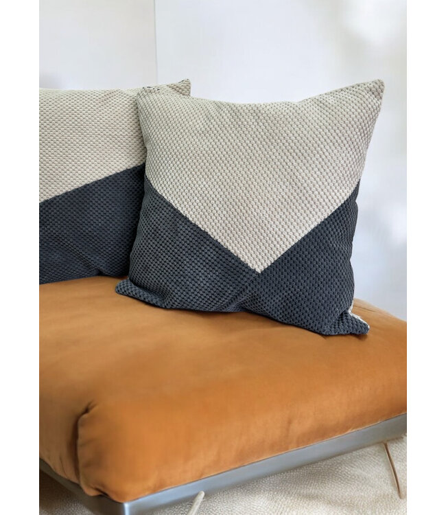 Madeline Grijs Cozy Pillow pakket - stoffenpakket voor luxueuze sierkussensloop