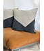 Madeline Grijs Cozy Pillow pakket - stoffenpakket voor luxueuze sierkussensloop