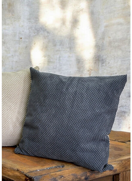 Madeline Grijs Cozy Pillow pakket - stoffenpakket voor luxueuze sierkussensloop