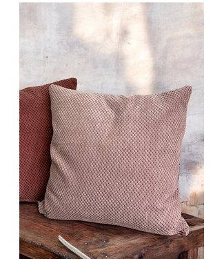 Madeline Oudroze Cozy Pillow pakket - stoffenpakket voor luxueuze sierkussensloop