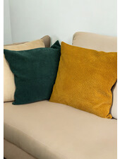 Madeline Ochre Cozy Pillow package - fabric package for luxurious decorative pillowcase