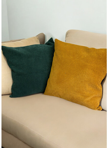 Madeline Oker Cozy Pillow pakket - stoffenpakket voor luxueuze sierkussensloop