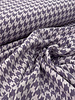 Swafing purple houndstooth - soft structured jersey - 100% cotton