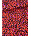 A la Ville rood en kardinaalpaars kleurexplosie - geweven viscose twill