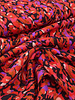 A la Ville rood en kardinaalpaars kleurexplosie - geweven viscose twill