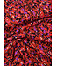 A la Ville rood en kardinaalpaars kleurexplosie - geweven viscose twill