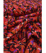 A la Ville rood en kardinaalpaars kleurexplosie - geweven viscose twill