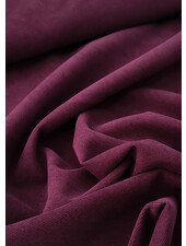 A la Ville aubergine - beautiful velvet with twill binding