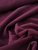 A la Ville aubergine - prachtige velours met  twill binding