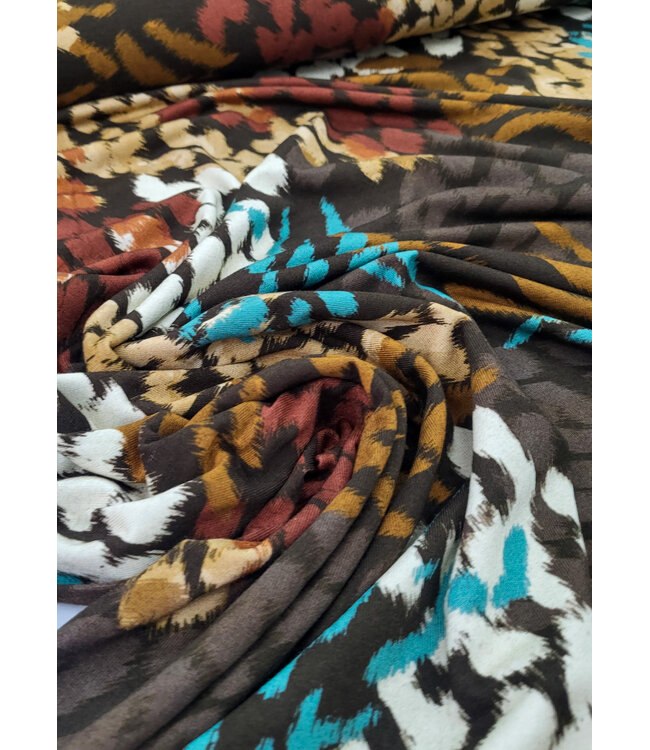 A la Ville animal print - prachtige viscose tricot