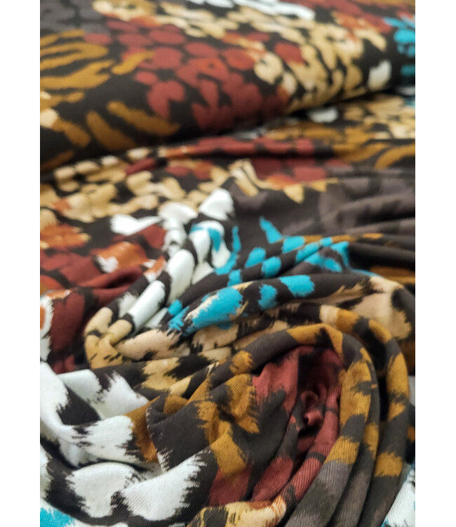 A la Ville animal print - prachtige viscose tricot