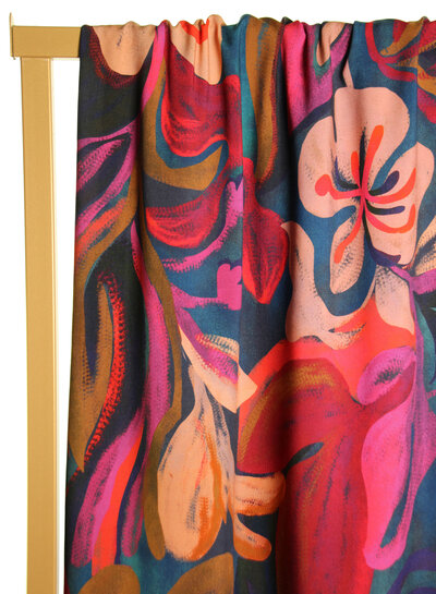 Atelier Jupe Large floral print in warm colours