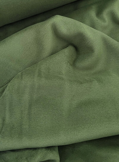 Swafing khaki - zachte warme katoen fleece