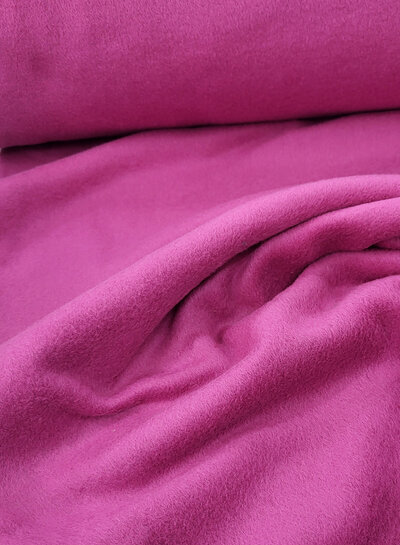 Swafing fuchsia - zachte warme katoen fleece