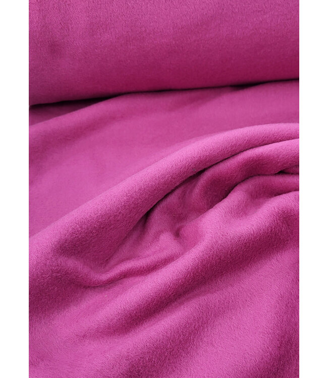 Swafing fuchsia - zachte warme katoen fleece