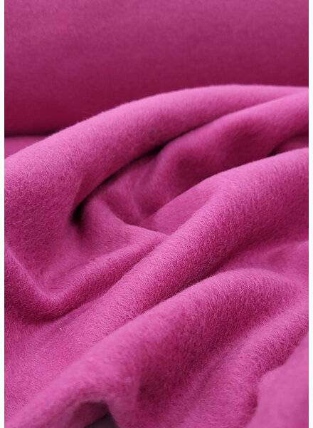 Swafing fuchsia - zachte warme katoen fleece
