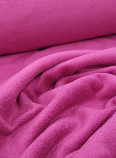 Swafing fuchsia - soft warm cotton fleece